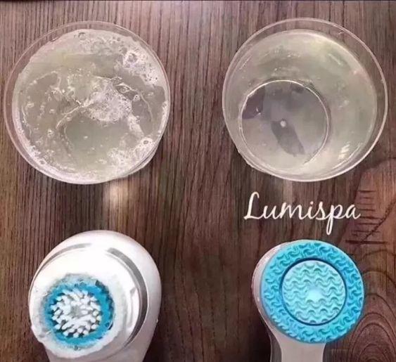 如新lumispa，洗一次，相当于做了10次美容、10次面膜、5次面部拉升、8次祛皱！20次补水@！明星都在用