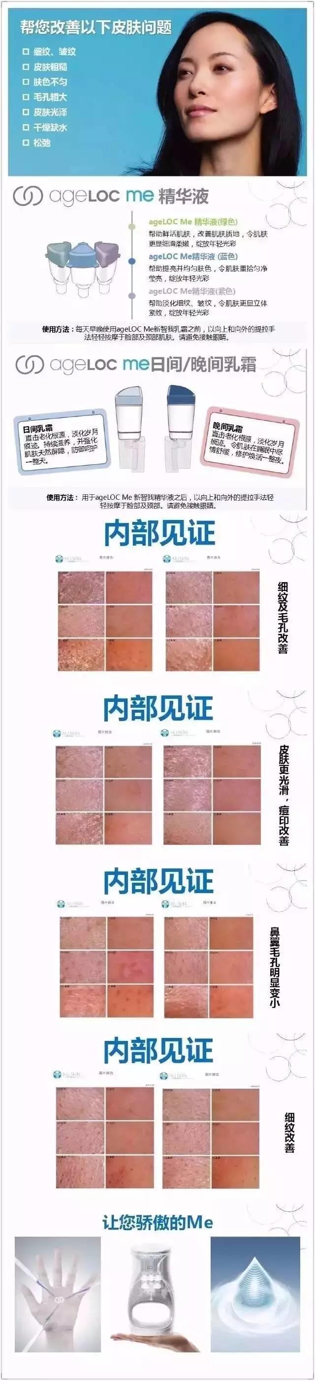 ageloc#me#ageloc me#私人订制#淡斑#美白#紧致#收缩毛孔