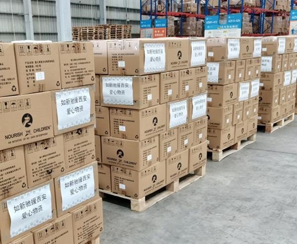 如新通过中国残基会紧急捐赠价值80万元“蜜儿餐”驰援西安抗疫