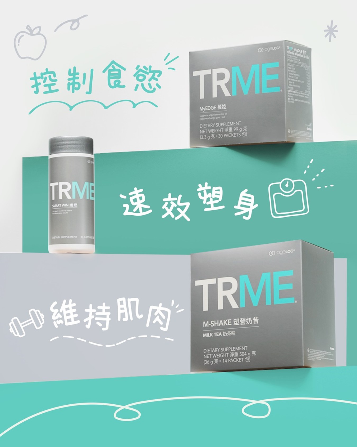 TRME-控制食欲-快速塑身-维持肌肉